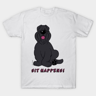 Bouvier des Flandres - Sit happens T-Shirt